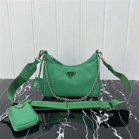 yellow green prada nylon shoulder bag|prada nylon drawstring bag.